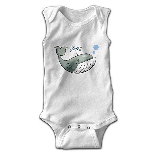 Michael Conti Whale Sleeveless Baby Romper Breathable Cute Playsuit Outfits For Newborn Baby