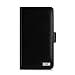 FYY [Genuine Leather] Wallet Case for OnePlus 5T 2017, Handmade Flip Folio Wallet Case with Kickstand Card Slots Magnetic Closure for OnePlus 5T 2017 Black