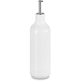 Le Creuset Stoneware Signature Oil Cruet, 20 oz., White