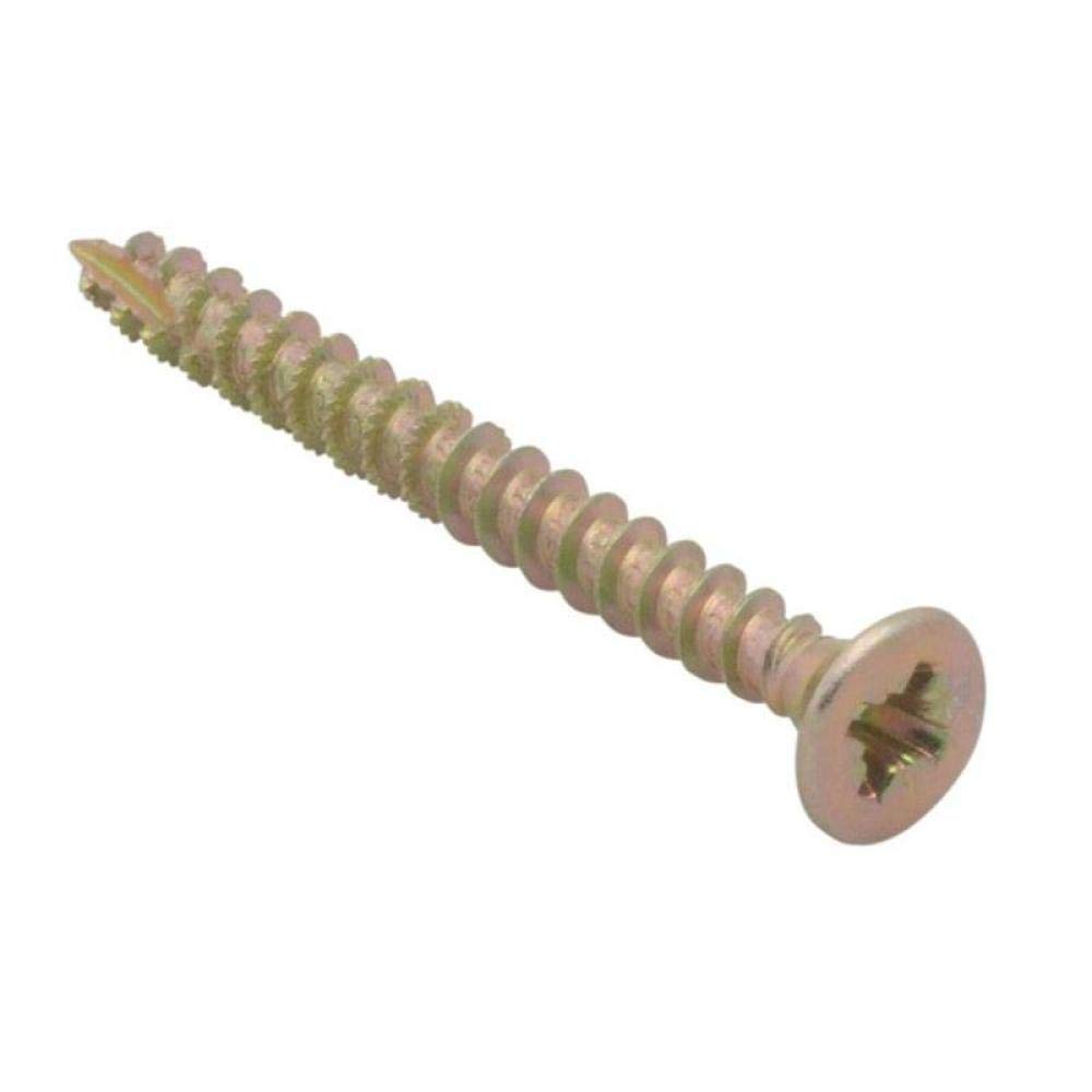 Spectre Advanced Multi-purpose Woodscrews | 4.0 x 40mm | Zinc Yellow Passivated | Bulk Box 1000 — image 1