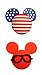 Disney Patriotic Mickey Mouse Antenna Topper Set