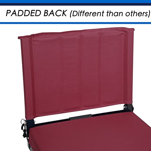 SPORT BEATS Stadium Seats for Bleachers Stadium Chair with Back Support