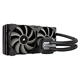 CORSAIR Hydro Series H115i AIO Liquid CPU Cooler, 280mm Radiator, Dual 140mm SP Series PWM Fans, Advanced RGB Lighting and Fan Software Control