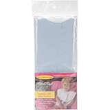 Charles Craft VB6680-5708 Pullover Velour Toddler Bib, Powder Blue, 19-1/2 by 12-Inch