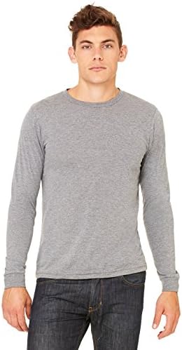 Zara Yoga Studio |LA| Men's Jersey Long Sleeve Tee (2 XLarge /Grey Triblend)