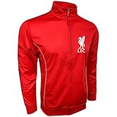 Icon Sports Men's Liverpool Track Jacket Red, Compatible With Liverpool Jacket Adult Sizes