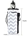 Orchidtent Lunch Bag Reusable Insulated Large Black Neoprene Lunch Box Waterproof Outdoor Travel Picnic Tote with Zipper and Adjustable Crossbody Strap For Women, Adults, Kids, Girls, and Teen Girls