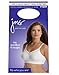 Just My Size Women's Side & Back Smoothing Wire Free Plus Size Bra (1259), White, 46D