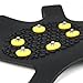 Ice Grips, EONPOW Ice & Snow Grips Cleat Over Shoe/Boot Traction Cleat Rubber Spikes Anti Slip 10 Steel Studs Crampons Slip-on Stretch Footwear (XL:5Pack)