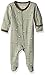 L'ovedbaby Unisex Baby Organic Snap Footie (Pumpkin Hedgehogs, 0-3m)