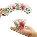 48pcs Floral Rose Gold Cupcake Wrappers, Baby Shower Decorations for Girl, Pink and Gold Party Supplies for Wedding Party Birthday Decorations