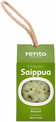 Rento Soap On A Rope Eucalyptus Fragrance Sauna Accessories