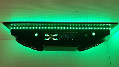 Golf cart Radio UTV Stereo Universal Overhead Console with Bluetooth