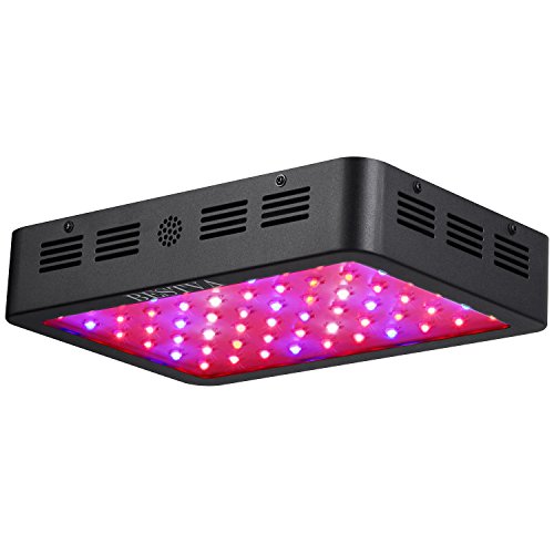 BESTVA 600W Double Chips LED Grow Light Full Spectrum Grow Lamp for Greenhouse Hydroponic Indoor Plants Veg and Flower