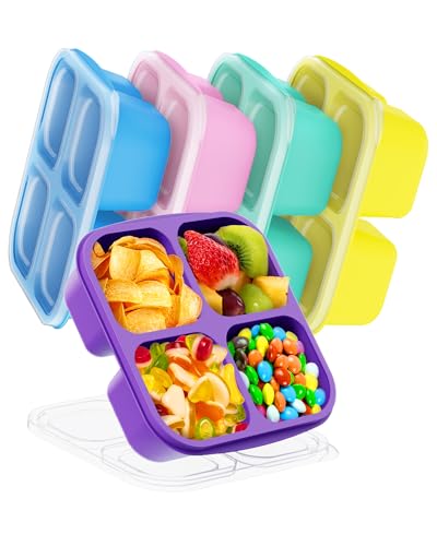 Canfanni Bento Snack Containers Reusable 4 Compartment