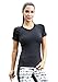 Matymats Women's Workout Tee Tops Short Sleeve Yoga Running Gym Sports T-Shirt Fast Dry
