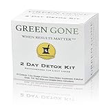 Green Gone 2 Day THC (Marijuana) Detox Kit - Permanent Cleanse, (for Light Usage) with 5 THC Test Strips!