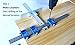 Both Inch and Metric - Quick-Set Cabinet Drilling Jig/Template for Easy Installation for Handles and Knobs on Doors and Drawer Fronts, Fastest and Most Accurate Knob & Pull Jig-Improve for inch Scale