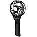 BENGOO Fan Portable USB Rechargeable Hand Handheld Mini Fan for Laptop Computer Desk Desktop Table Floor Window and for Home Office Outdoor Traveling Hiking Camping Swimming (Black)