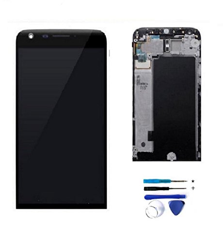 LCD Display Touch Screen Digitizer Assembly Replacement Part + Frame for LG G5 H840 H850 H820 H831 VS987 LS992 with Tools (Black)