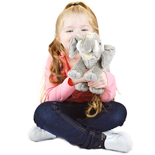 Eugene The Elephant 10 Inch Realistic Looking Stuffed Animal Plush