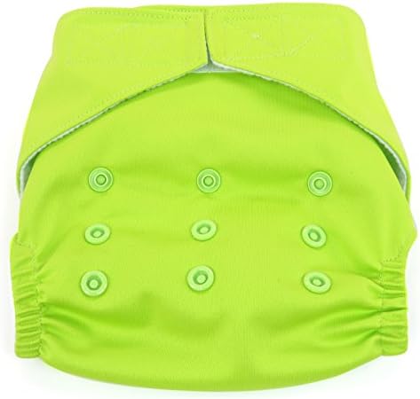 Dandelion Diapers Diaper Covers - Diaper Cover Shell with Hook and Loop- One Size - Compare to Grovia Shell - Kiwifruit