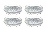 Adams Manufacturing Caster Cup Carpet Protectors, Large, Set of 4 - 4250-99-3340