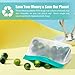 Reusable Storage Bags - 5 Pack Stand-UP Freezer Bags (2 Reusable Sandwich Bags + 2 Reusable Snack Bags + 1 Reusable Lunch Bag)- Extra Thick Leakproof Ziplock Bag for Food Storage BPA Free