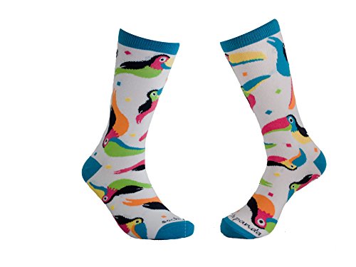 Colorful Toucan Socks from the Sock Panda