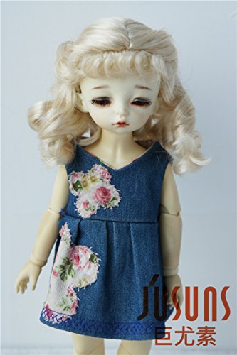 JD380 6-7' Harry Potter Movie Blond Hermione Doll wigs 16-18CM 1/6 YOSD synthetic mohair BJD Wig