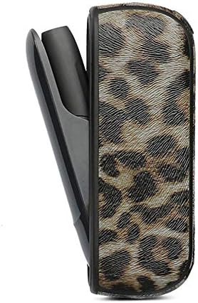Stylish and Atmosphere Leopard TPU Leather dust-Proof Protection case Unique for Iqos3.0. Anti-Scratch Anti Fingerprint and Shock Absorption，Multiple Colors to Choose. (Gray)