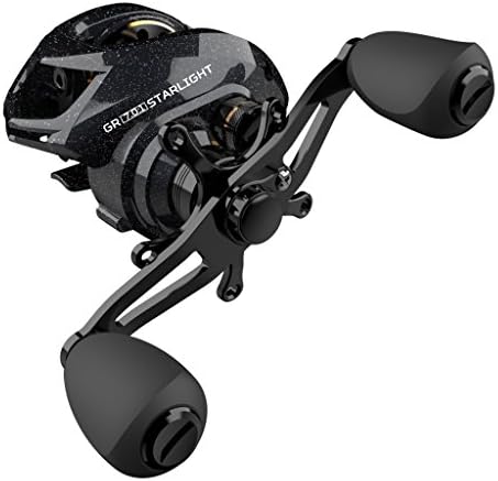 AOTSURI Starlight Baitcasting Reel 18LB Carbon Fiber Drag 7.0:1 11+1 Anti-Corrosion Bearings Dual Brakes System Ultra Smooth