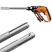 6-Piece SDS Plus Chisel Set, CertBuy Concrete Drill Bit Set Rotary Hammer Bits Chisel Set Including Point Chisel, 20mm Flat Chisel, 40mm Flat Chisel
