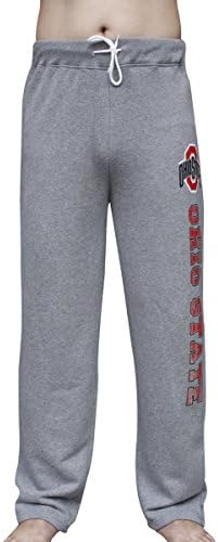 Golden Zone Men's Ohio State Buckeyes Lounge Sweatpants Vintage Trousers - Grey