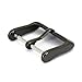 Watch Bands Straps Replacement Buckle Wellfit Watch Watchband Clasp - Choice of Color and Size - Vacuum PVD Finish (18mm, Black)