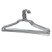 BriaUSA Heavy Duty 100 Pack Coat Hangers 18 inch Length 11.5 Gauge Thickness Galvanized Metal Wire Standard Clothes Hangers