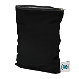 Planet Wise Wet Diaper Bag, Black, Small