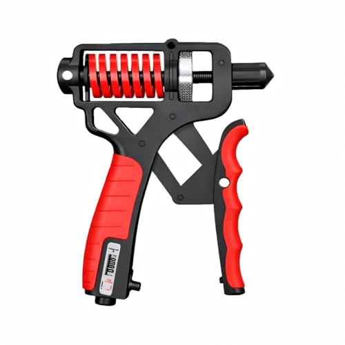 Hand Grip Ajustável 3 em 1, 5-165 kg, com Contador Mecânico e Martelo de Emergência, Fortalecedor de Força de Pegada para Musculação, Segurança Veicular
