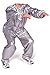 Sauna Suit - SODIAL(R) Heavy Duty Fitness Weight Loss Sweat Sauna Suit Exercise Gym Anti-Rip Silver L