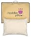The Toddler Pillow Co. Organic 13x19-Inch Hypoallergenic Pillow and Carrying Bag, Purple Owl