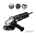 Angle Grinder, GALAX PRO 6 Amp Grinder 4-1/2 Grinding Disc with 2 Abrasive Wheels, Side Handle, Safety Guard & Spanner for Disc Attachment, for Removing Paint & Mortar, Sanding, Cutting, Grinding