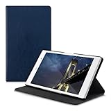 kwmobile Elegant synthetic leather case bookstyle for Sony Xperia Tablet Z3 Compact in dark blue