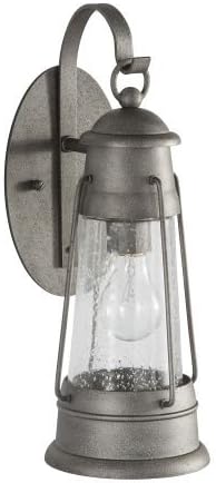 Park Harbor PHEL2601 Baltimore 17" Tall Single Light Outdoor Wall Sconce, Cement