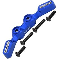 Tour De Choc Arrière Alu GPM Pour Traxxas 4-Tec 2.0 / 3.0 – Alu 6061T6, Noir, Réglage Multiple