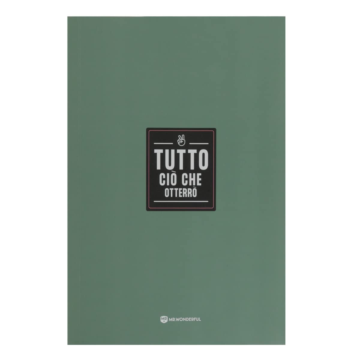 Mr. Wonderful Waterproof notebook – Everything I will get