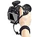 Braided 550 Paracord Adjustable Camera Hand Strap/Bracelet, Quick Release for DSLR, Mirrorless, Video Camcorder, Binoculars (Black)