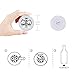 Led Coasters,Led Stickers,Led Bottle Lights,Bottle Glorifies Coaster,Lit up Wine Liquor Bottles,Led Bar Service Lights at Night Clubs,Wedding,Parties(Warm White)