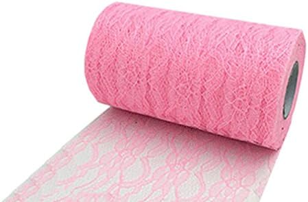 Vintage Lace Tulle Fabric Netting Ribbon Roll Spool Sewing DIY Wedding Party Decor 6" x 25 Yards