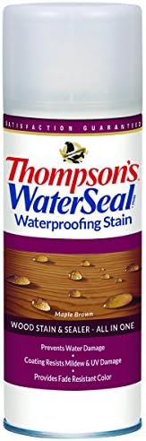 Thompsons Waterseal Waterproofing wood Stain and sealer Spray Maple Brown Can