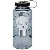 Nalgene Tritan Wide Mouth BPA-Free Water Bottle, 32 Oz, Punisher